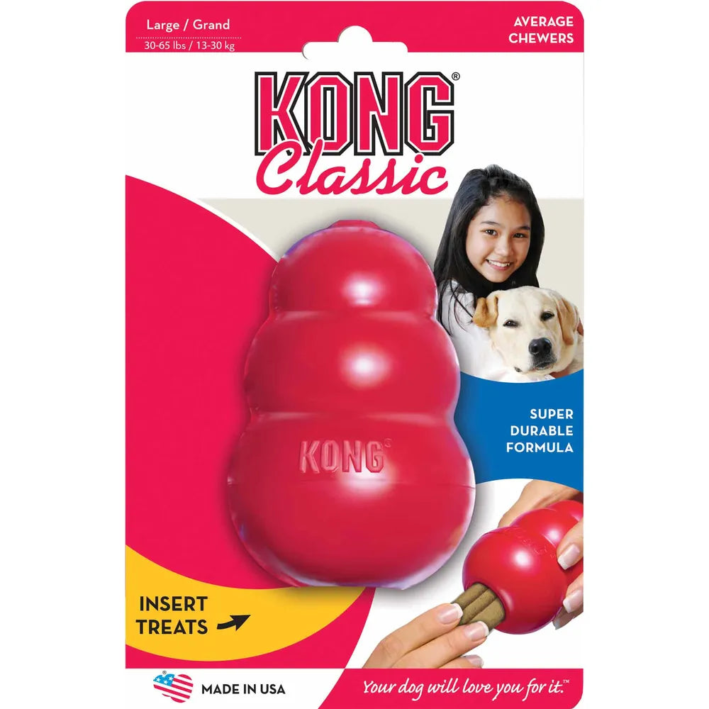 Kong Classic Röd L 11x7x7cm Pro-Nutrition Norge AS