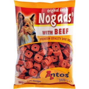 Gi din beste venn en smakfull og sunn belønning med Nogaas® Beef Nuggets. Disse myke og tyggevennlige godbitene har lavt fettinnhold, noe som gjør dem til et både deilig og sunt valg for trening og belønning.